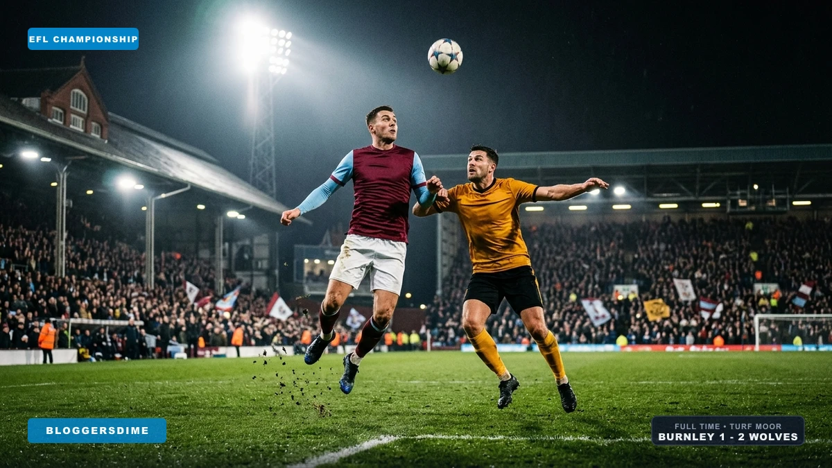 Burnley vs Wolves 1-2 Match Result Highlights Jamie Vardy Tawanda Chirewa Turf Moor Editorial Banner