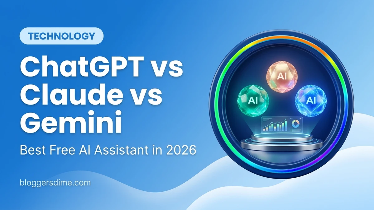 ChatGPT vs Claude vs Gemini (2026): Which Free AI Assistant Is Best for Daily Productivity?