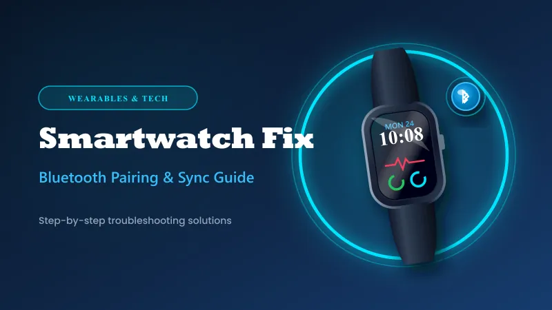 Bluetooth smartwatch not connecting to your smartphone? Ways to fix